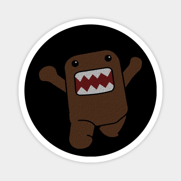 Domo Kun Canvas Magnet by SpiritedSpinster